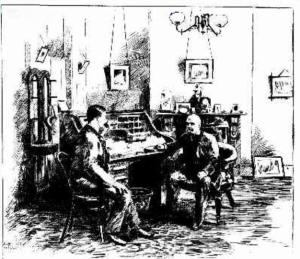 David Walker in his YMCA Office