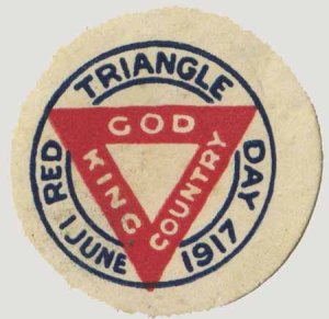 Red Triangle Day Badge