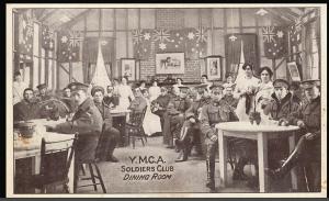 Australian Soldiers Club in YMCA Hut