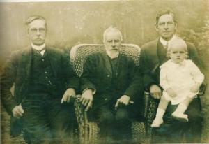Four generations of the Reeve Family in 1913